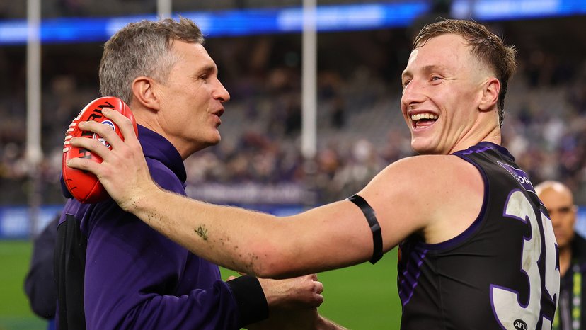 Fremantle Dockers star Josh Treacy’s mark against North Melbourne a sign of his team’s improvement. See full article below 👇…